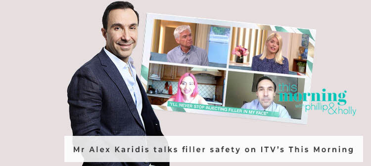 Mr Alex Karidis speaks out on dermal filler safety on This Morning