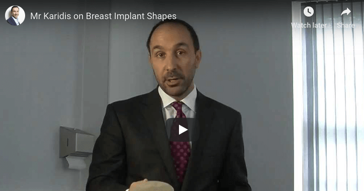 Mr Karidis on breast implant shapes